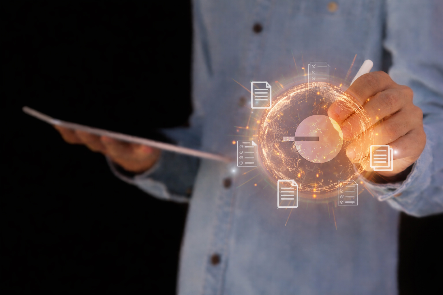 Cloud-Arbeitsplatz und vernetzte Businesscloud-Nutzung im Unternehmen